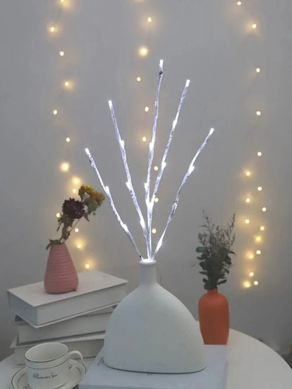 1 PC White Birch Branch Light