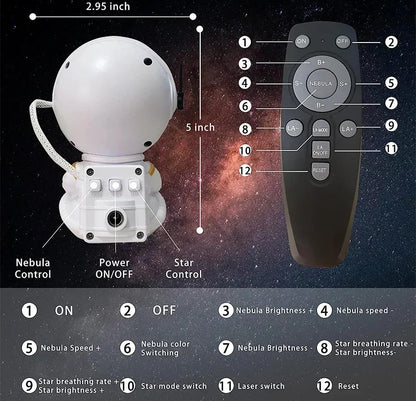 Astronaut Galaxy Projector